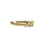 Kufleen Zig Zag Bezel Clear Ear Cuff